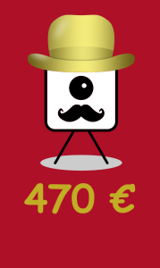 Cena fotobúdky na 5 hodín je 470€
